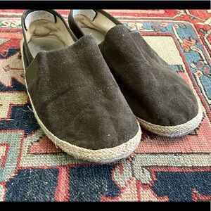 Dark green Espadrilles, low wear, size 11 (fits like 11.5) - perfect for summer.